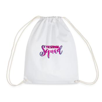 Festival Squad - Drawstring Bag - white - Front