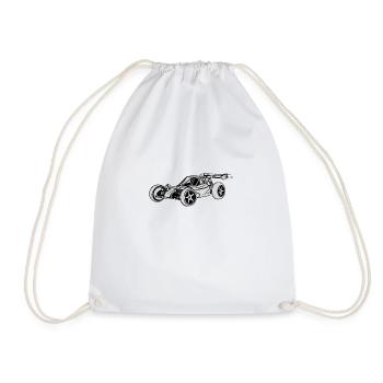 Buggy rc minimaliste - Sac de sport léger - blanc - Devant