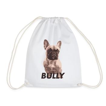 Intimidateur bouledogue français - Sac de sport léger - blanc - Devant