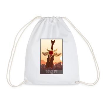 Nothing to see here! - Silithus Travelposter - Drawstring Bag - white - Front