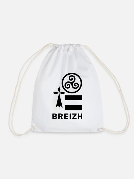breizh Design - Turnbeutel - Weiß