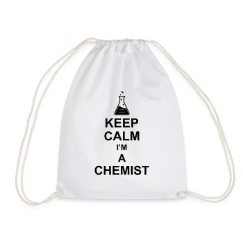 keep calm i'm a chemist kg10 - Sac de sport léger - blanc - Devant