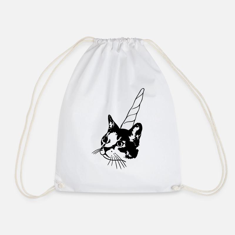 UNICORN CAT - Turnbeutel - Weiß