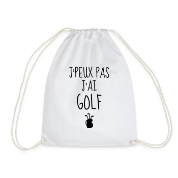 Golf - Sport - Golfer - Club - Green - Game - Play - Sac de sport léger - blanc - Devant