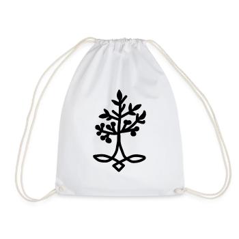 Arbre de vie - Sac de sport léger - blanc - Devant