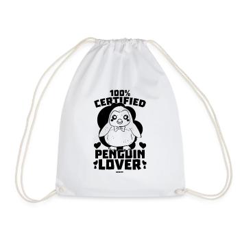 100% Amateur de pingouins certifié - Sac de sport léger - blanc - Devant