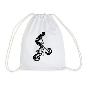 BMX Rider Triabal - Sac de sport léger - blanc - Devant