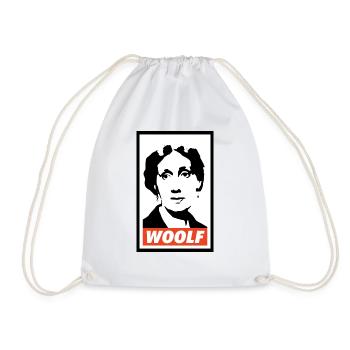 Virginia Woolf - Turnbeutel - Weiß - Vorne