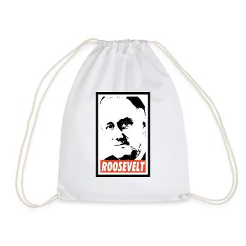 Theodore Roosevelt - Drawstring Bag - white - Front