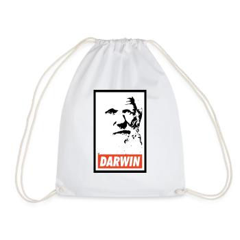 Charles Darwin - Turnbeutel - Weiß - Vorne
