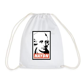 Joseph Haydn - Drawstring Bag - white - Front