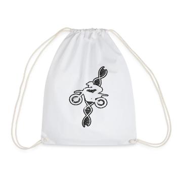Moto Motocross Motocycliste Fan de moto - Sac de sport léger - blanc - Devant