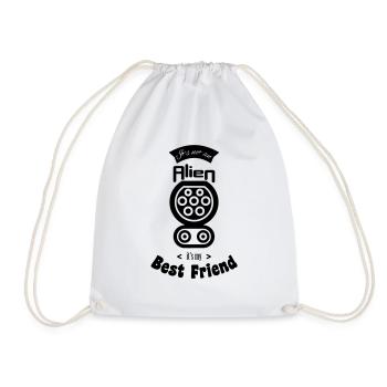 Ce n’est pas un extraterrestre - Sac de sport léger - blanc - Devant