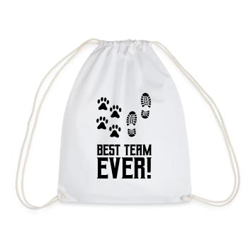 Best Team Ever - Drawstring Bag - white - Front