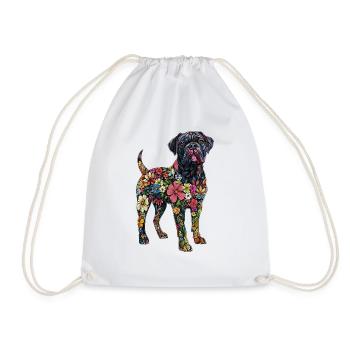 Bullmastiff - Turnbeutel - Weiß - Vorne