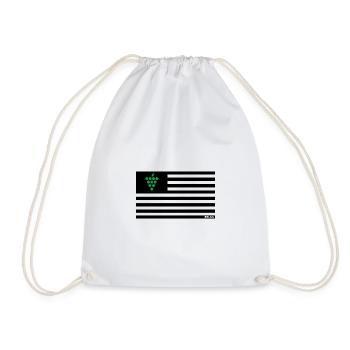 RSLNG Nation United States of Riesling - Drawstring Bag - white - Front