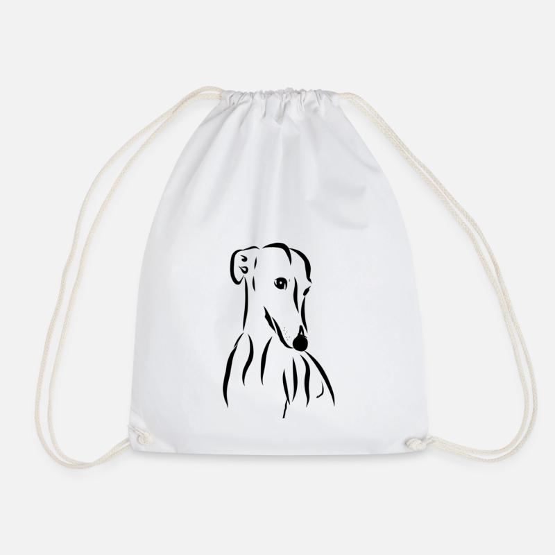 Galgo Liebe - Turnbeutel - Weiß