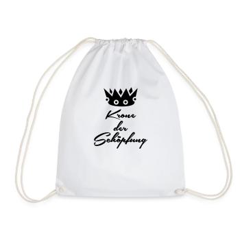 Couronne de création - Sac de sport léger - blanc - Devant