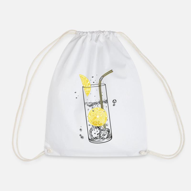 Zitronen Limonade Sommer Limo - Turnbeutel - Weiß