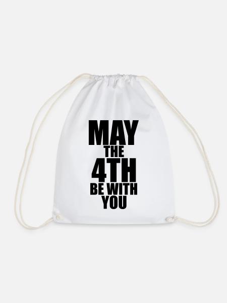 May the 4th be with you - Turnbeutel - Weiß