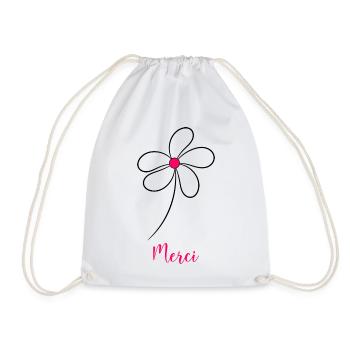 MAÎTRESSE. MAITRE. MERCI. MERCI MAÎTRESSE - Sac de sport léger - blanc - Devant