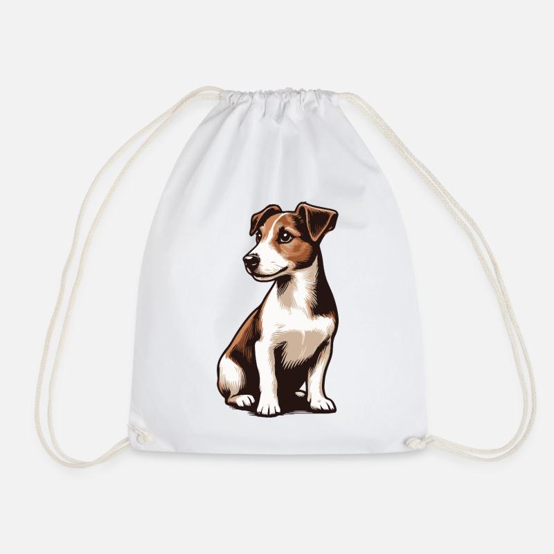 Jack Russell Terrier - Turnbeutel - Weiß
