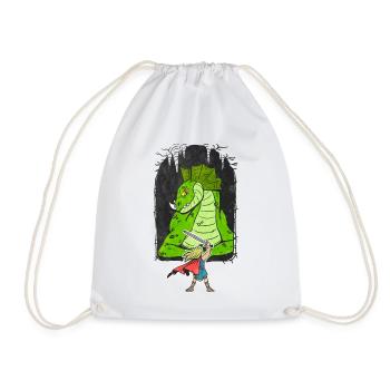 Siegfried - Drawstring Bag - white - Front