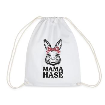Mama Hase für Ostern und Muttertag - Turnbeutel - Weiß - Vorne