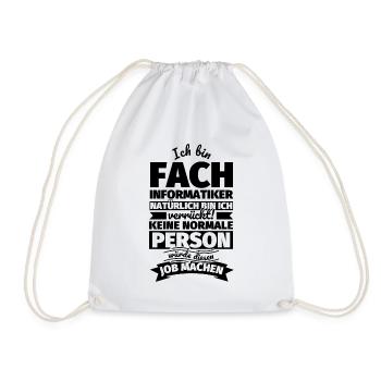 Fachinformatiker Geschenke - Turnbeutel - Weiß - Vorne