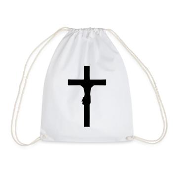 Croix de jesus - Sac de sport léger - blanc - Devant