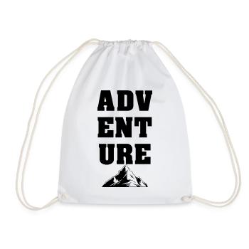 Montagne d’aventure - Sac de sport léger - blanc - Devant