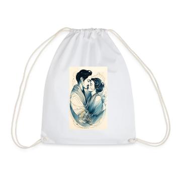 Quelques lignes sensuelles - Sac de sport léger - blanc - Devant