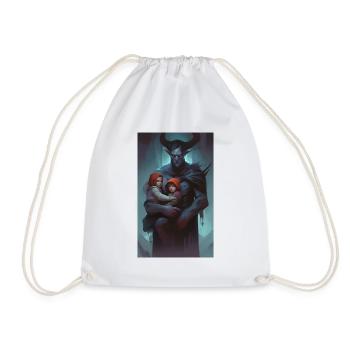 Gardien enfant monstre sombre - Sac de sport léger - blanc - Devant