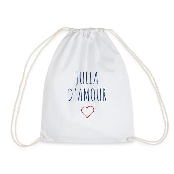JULIA D'AMOUR - COEUR - Sac de sport léger - blanc - Devant