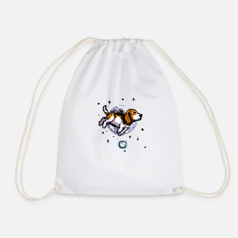 beagle - Turnbeutel - Weiß