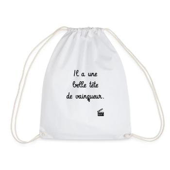 Une belle tête de vainqueur - Le Dîner de cons - Sac de sport léger - blanc - Devant
