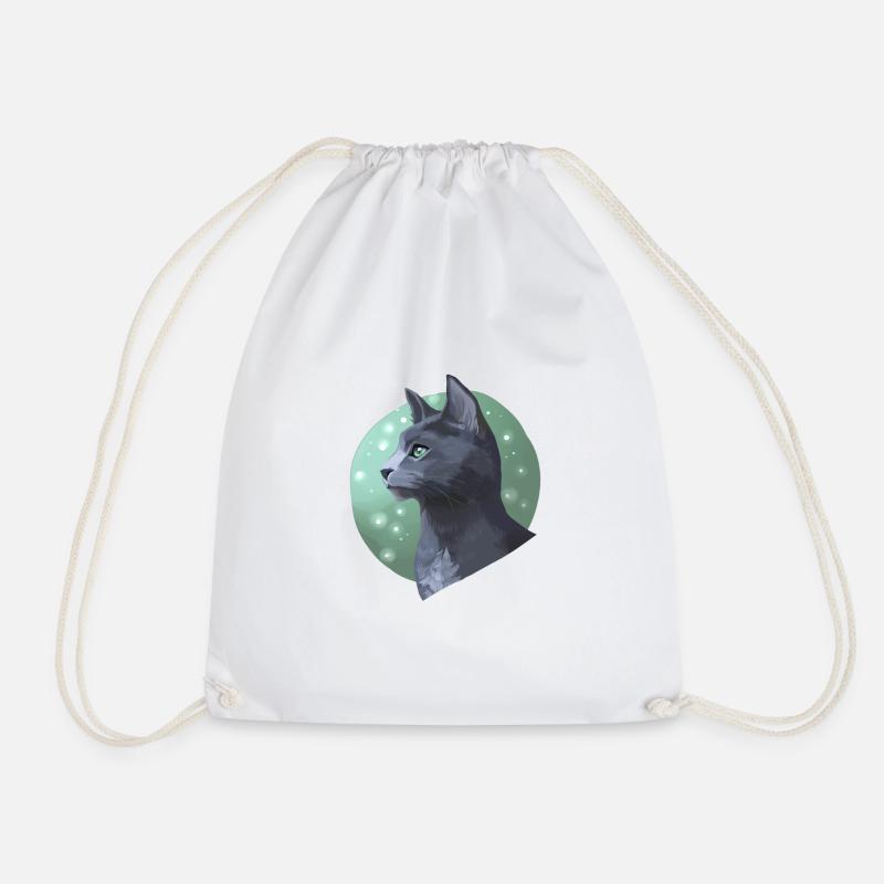 Needletail Nadelschweif Warrior Cats Graue Katze - Turnbeutel - Weiß