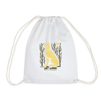 Dog Lover dog art i love dogs - Turnbeutel - Weiß - Vorne