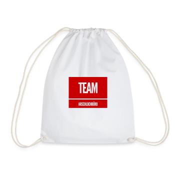TEAM A-lochbüro. Lustiges T-Shirt für ein Büro : ) - Turnbeutel - Weiß - Vorne