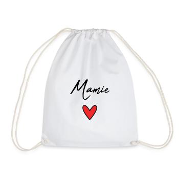 GRANNY. GRANDMA. MOTHER'S DAY. HAPPY BIRTHDAY - Drawstring Bag - white - Front