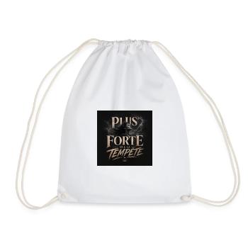 Plus Forte que la Tempête - Sac de sport léger - blanc - Devant