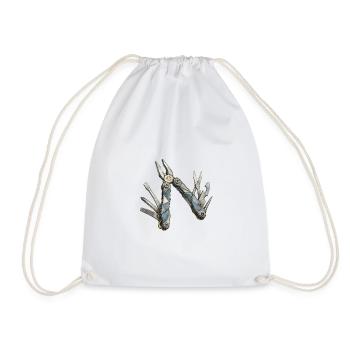 Modèle multitool Blue Mech - Sac de sport léger - blanc - Devant