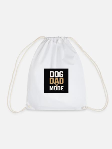 Dog Dad Mode - Turnbeutel - Weiß