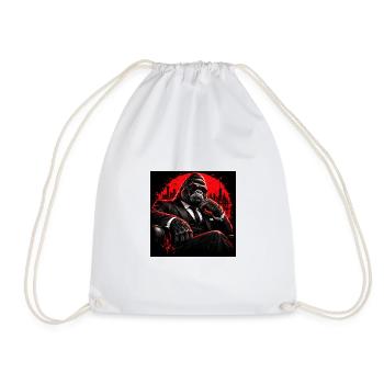 Red Black Business Gorilla - Turnbeutel - Weiß - Vorne