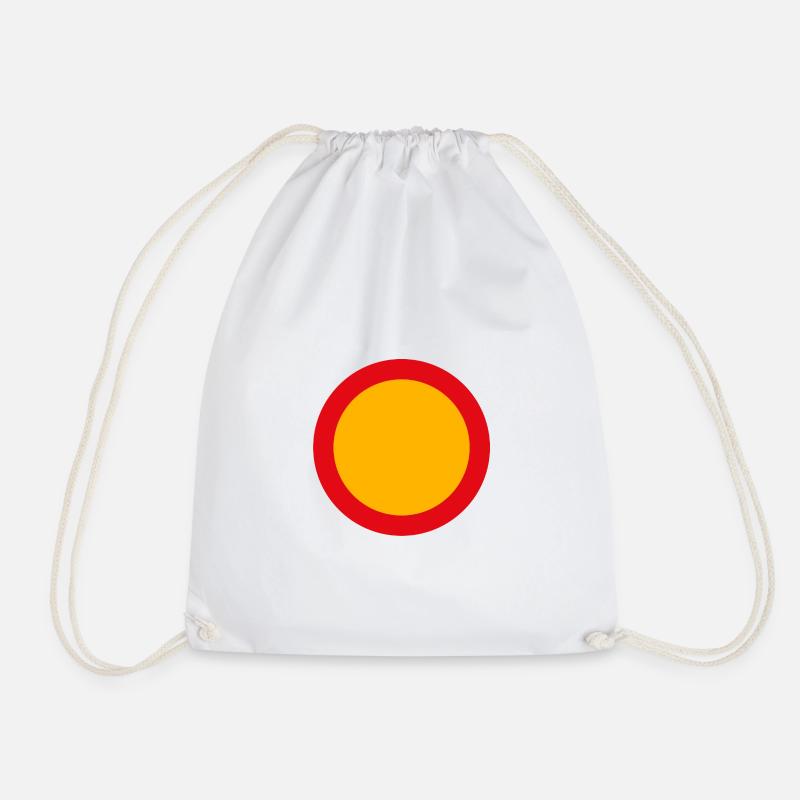 sign around blanco - Drawstring Bag - white