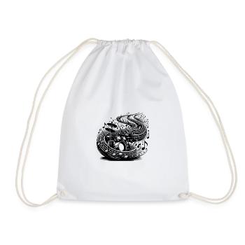 I don't play drums – I do magic - Drawstring Bag - white - Front