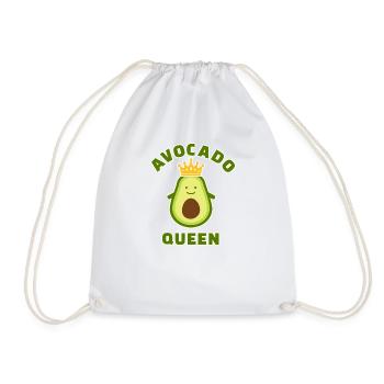 avocado - Drawstring Bag - white - Front