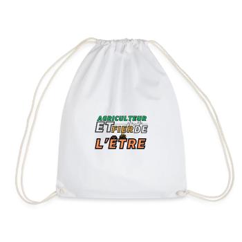 Agriculteur Et Fier De l'Etre - Sac de sport léger - blanc - Devant