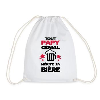 tout papy génial - Sac de sport léger - blanc - Devant