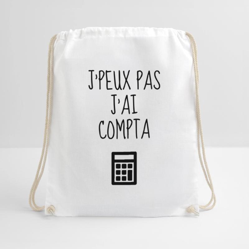 Accountant Accounting Buchhalter Comptable Compta Drawstring Bag